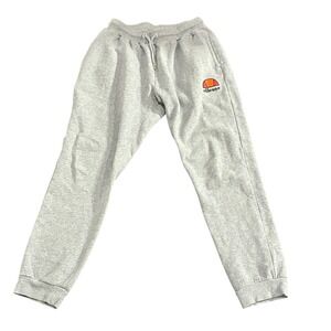 Ellesse Womens Grey Logo Joggers Sweatpants Casual Comfort Size Small